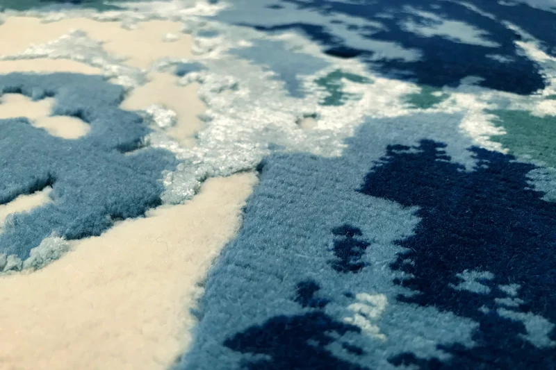 Ocean Bleu Profond 170X240