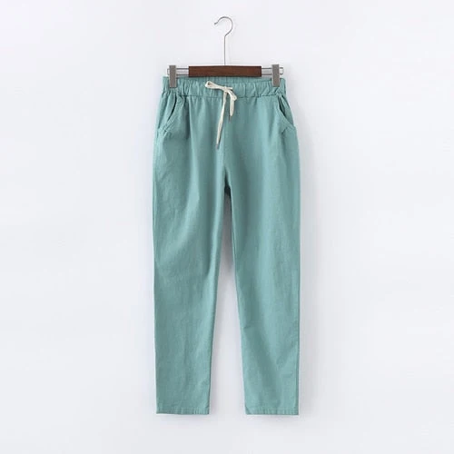 Pantalon Lin et Coton - Femme