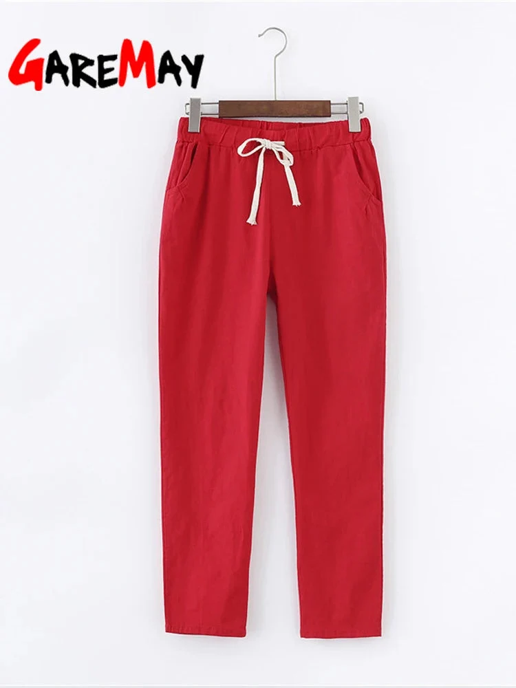 Pantalon Lin et Coton - Femme
