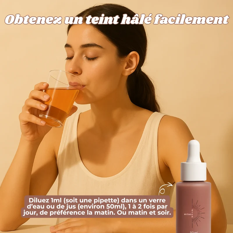 Gouttes Autobronzantes pour Visage et Corps - Résultat Naturel