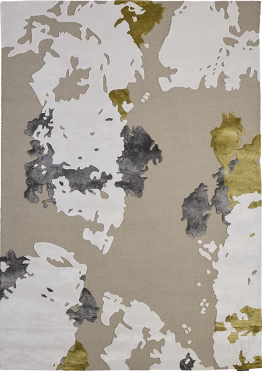 Tapis World gris tendre