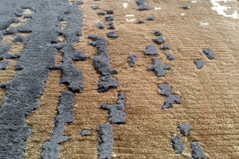 Tapis Used caramel