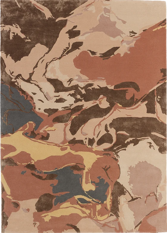 Tapis Mistral terracotta