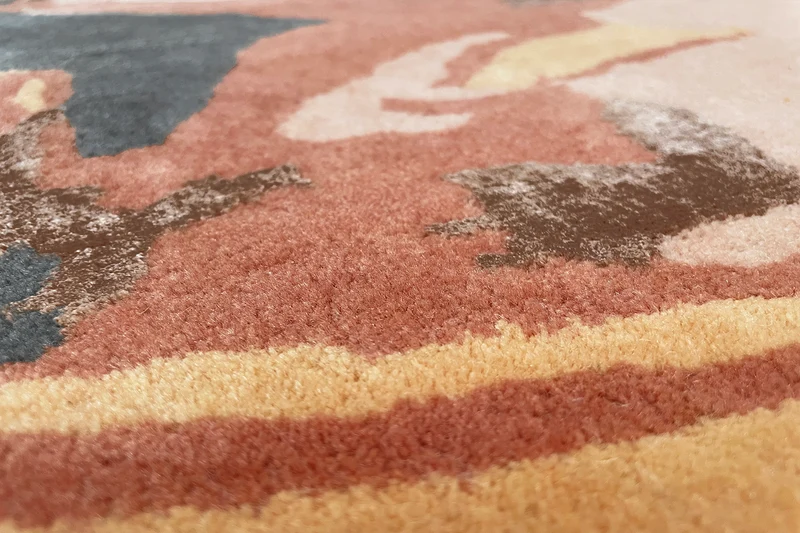 Tapis Mistral terracotta