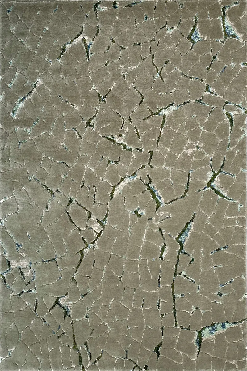 Tapis Kintsugi gris mastic