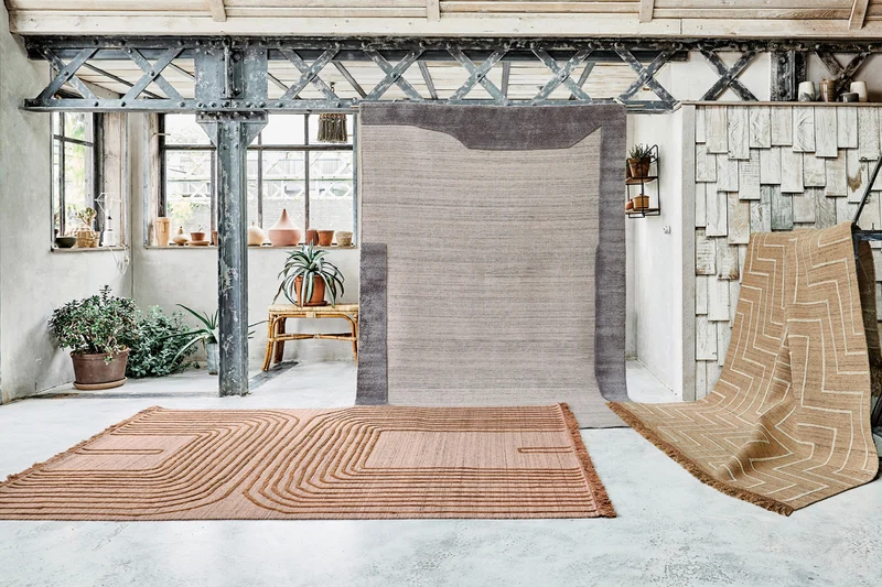 Tapis Flow 3 gris plume