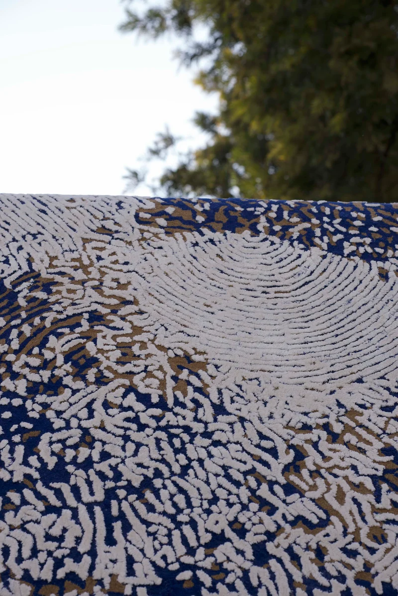 Tapis Niebla lapis lazuli