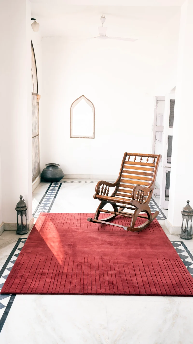 Tapis Chuva carmin