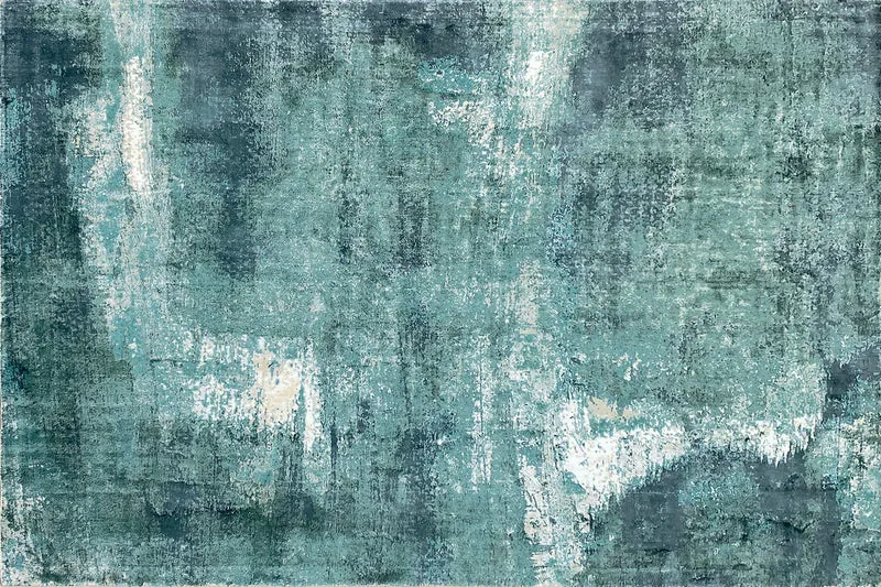 Tapis Abyssal bleu vert