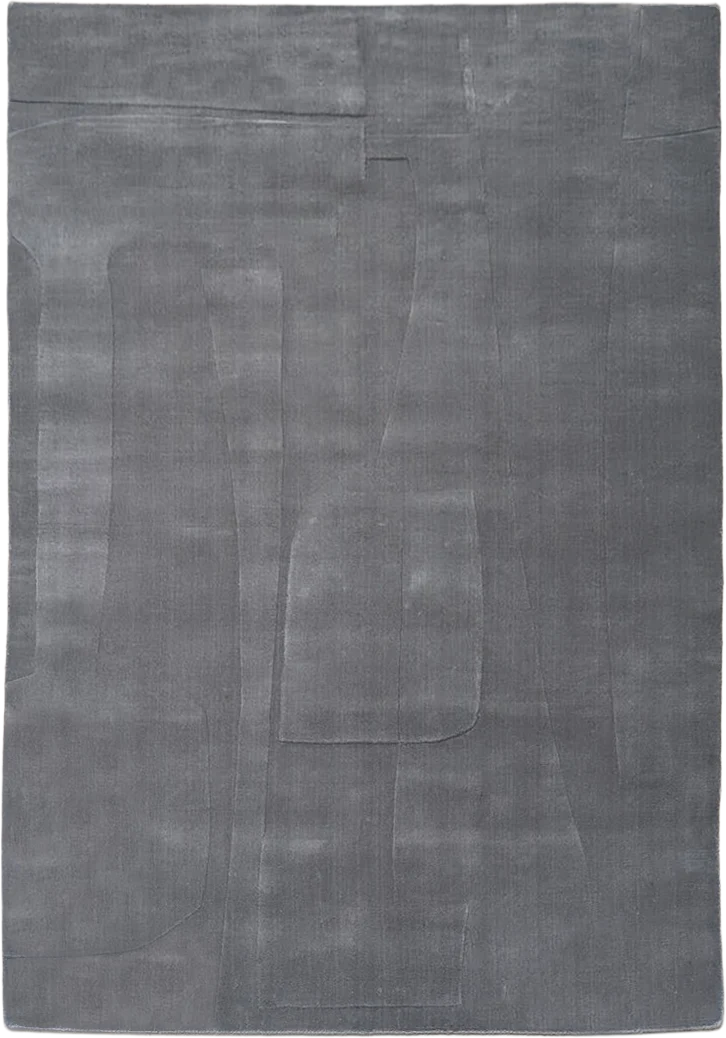Tapis Bref gris bleuté