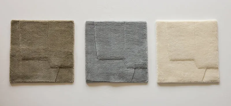 Tapis Bref gris bleuté
