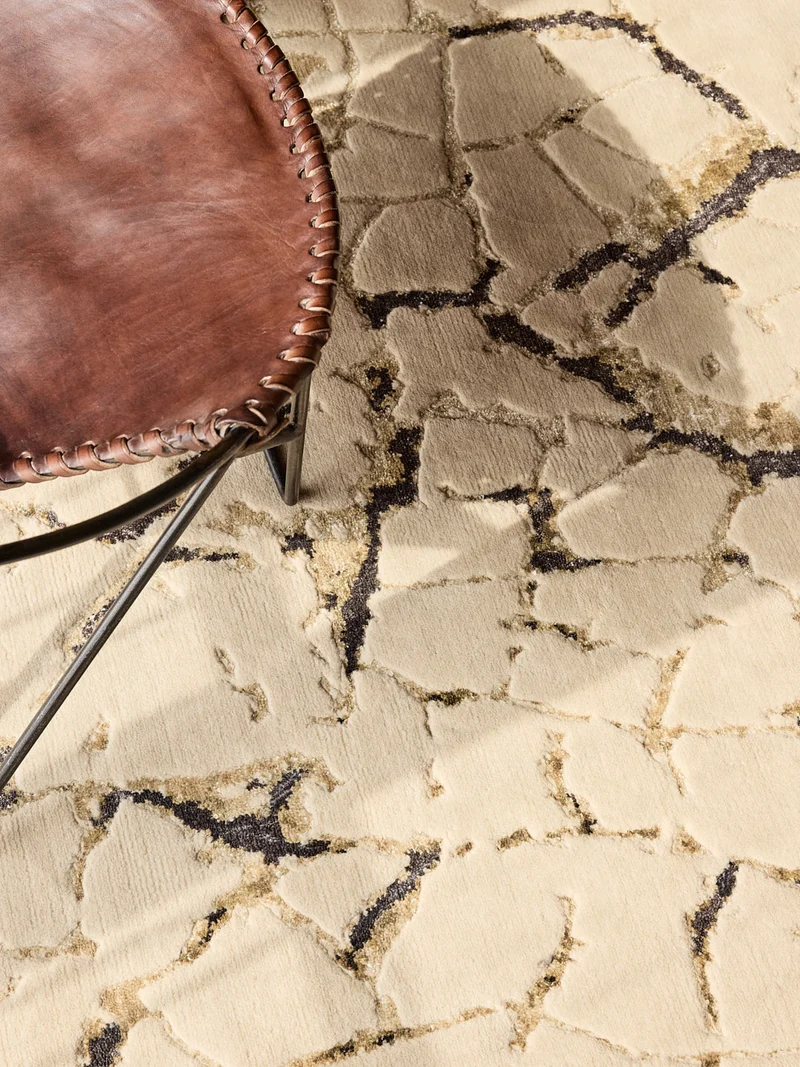 Tapis Kintsugi creme