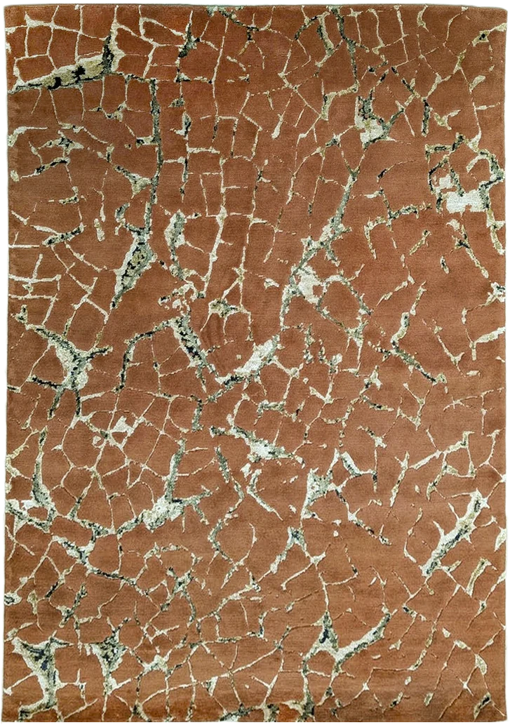 Tapis Kintsugi acajou
