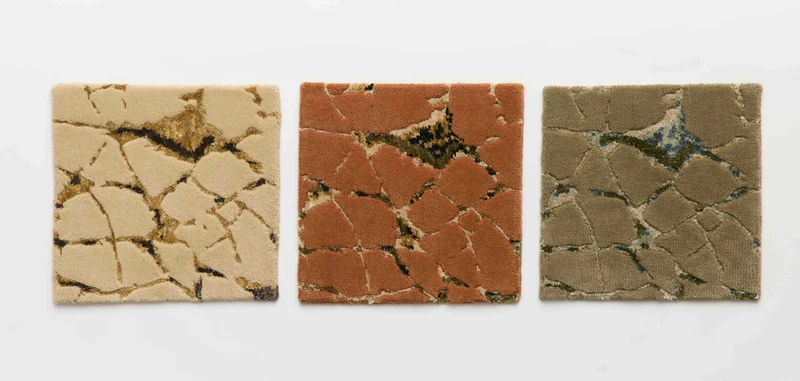 Tapis Kintsugi acajou