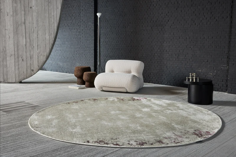 Tapis Lava gris fumé
