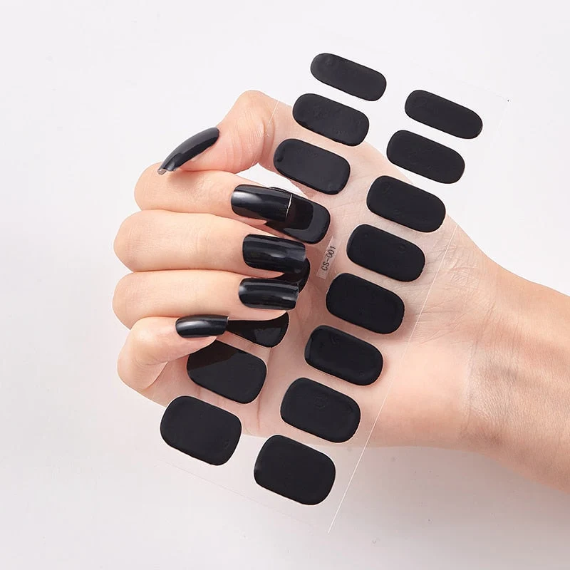 Nail Patchs : Set de vernis autocollants 1 ACHETÉ = 1 OFFERT