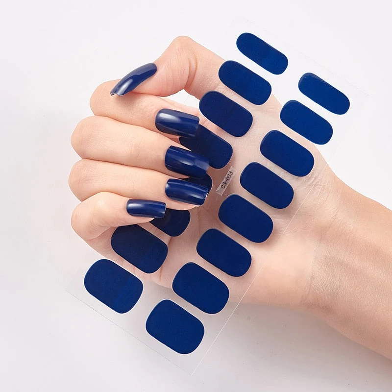 Nail Patchs : Set de vernis autocollants 1 ACHETÉ = 1 OFFERT