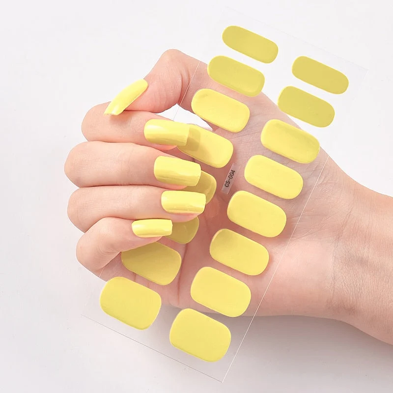 Nail Patchs : Set de vernis autocollants 1 ACHETÉ = 1 OFFERT