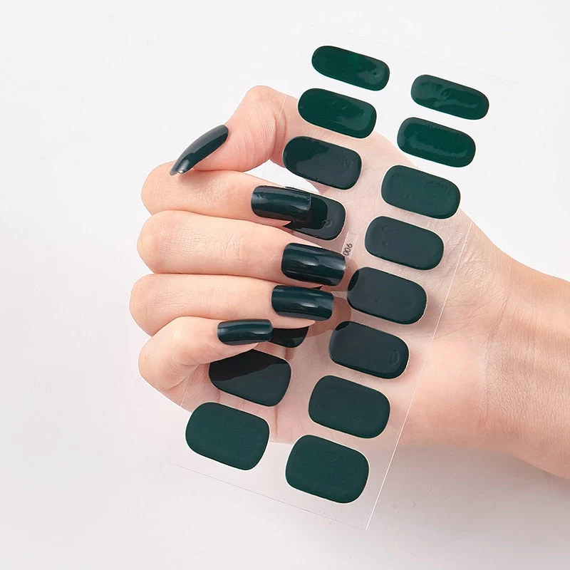 Nail Patchs : Set de vernis autocollants 1 ACHETÉ = 1 OFFERT