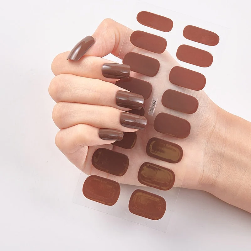 Nail Patchs : Set de vernis autocollants 1 ACHETÉ = 1 OFFERT