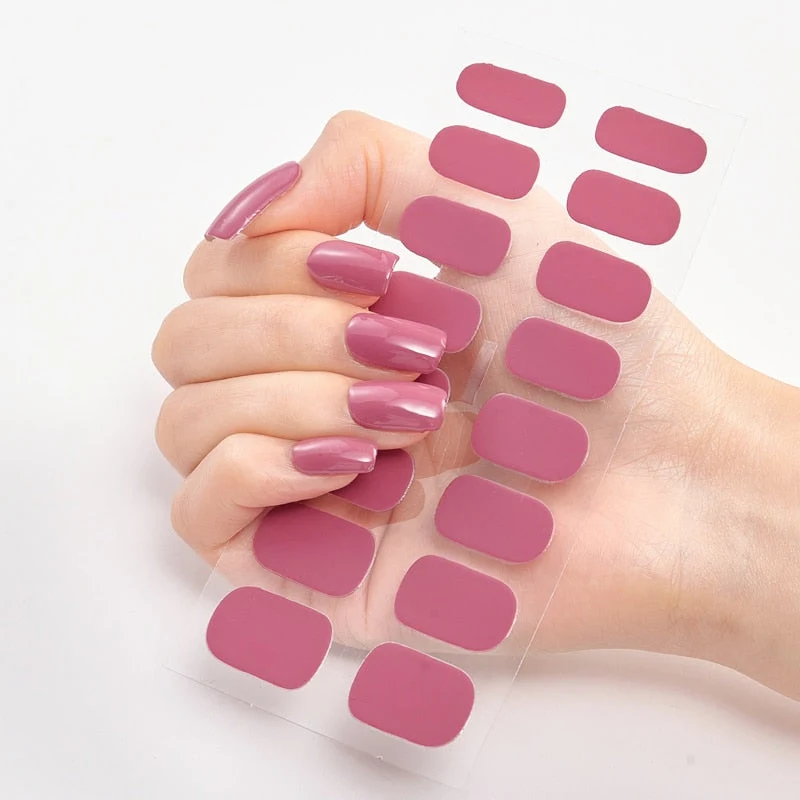 Nail Patchs : Set de vernis autocollants 1 ACHETÉ = 1 OFFERT