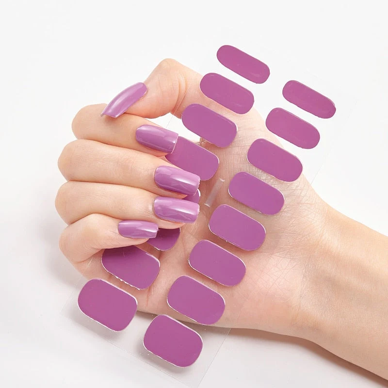Nail Patchs : Set de vernis autocollants 1 ACHETÉ = 1 OFFERT
