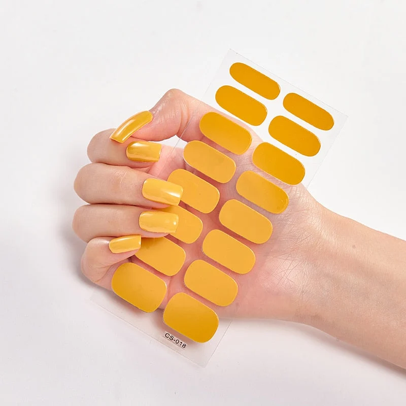 Nail Patchs : Set de vernis autocollants 1 ACHETÉ = 1 OFFERT
