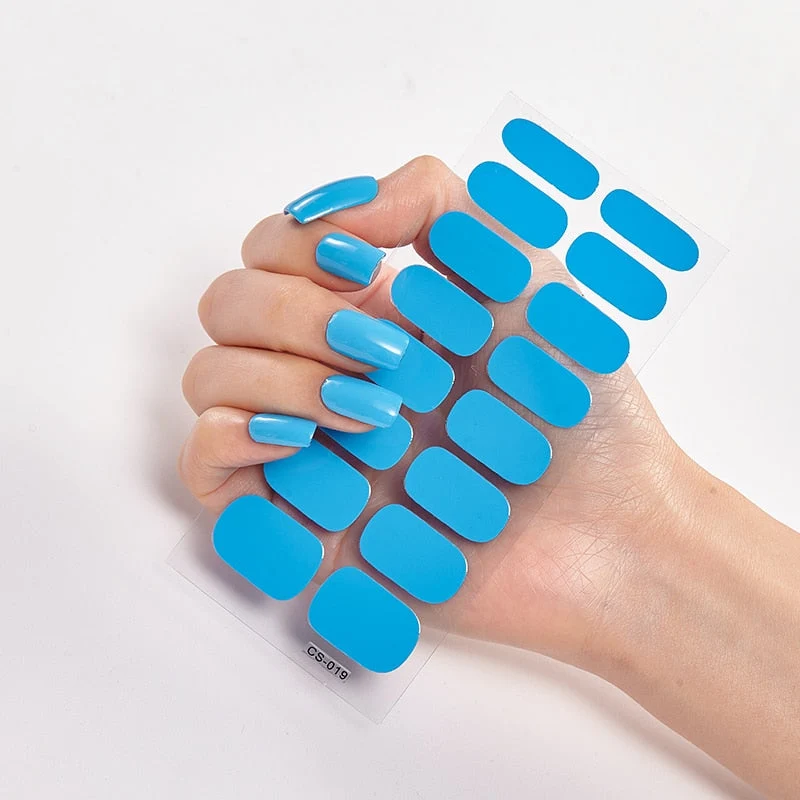 Nail Patchs : Set de vernis autocollants 1 ACHETÉ = 1 OFFERT