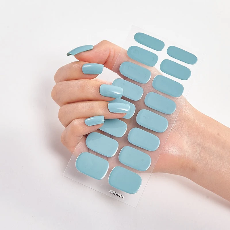 Nail Patchs : Set de vernis autocollants 1 ACHETÉ = 1 OFFERT