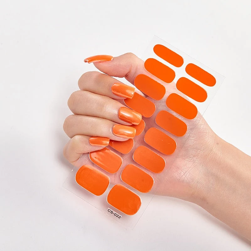 Nail Patchs : Set de vernis autocollants 1 ACHETÉ = 1 OFFERT
