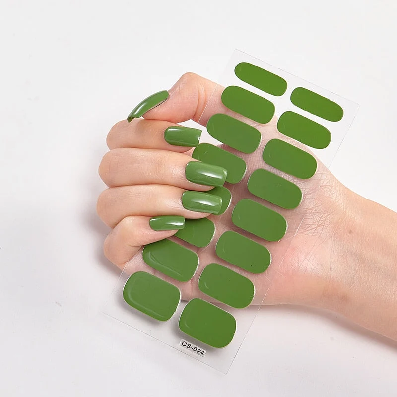 Nail Patchs : Set de vernis autocollants 1 ACHETÉ = 1 OFFERT