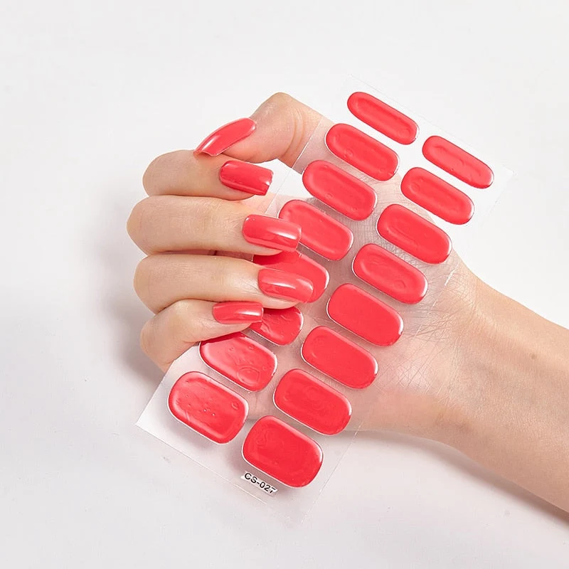 Nail Patchs : Set de vernis autocollants 1 ACHETÉ = 1 OFFERT