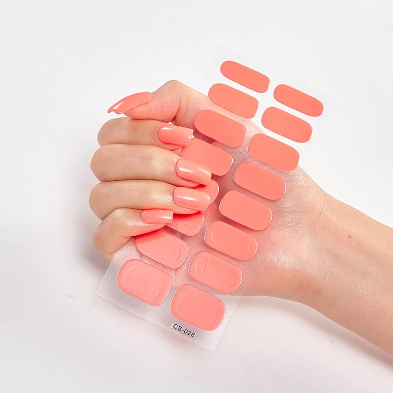 Nail Patchs : Set de vernis autocollants 1 ACHETÉ = 1 OFFERT