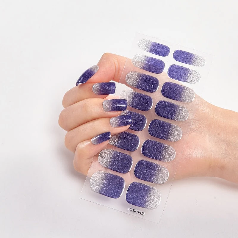 Nail Patchs : Set de vernis autocollants 1 ACHETÉ = 1 OFFERT