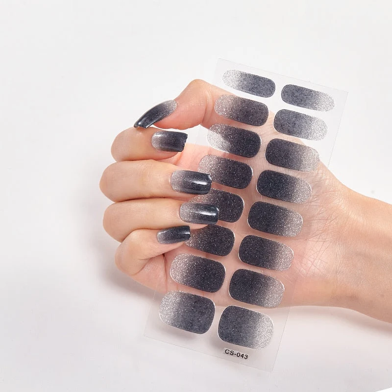 Nail Patchs : Set de vernis autocollants 1 ACHETÉ = 1 OFFERT