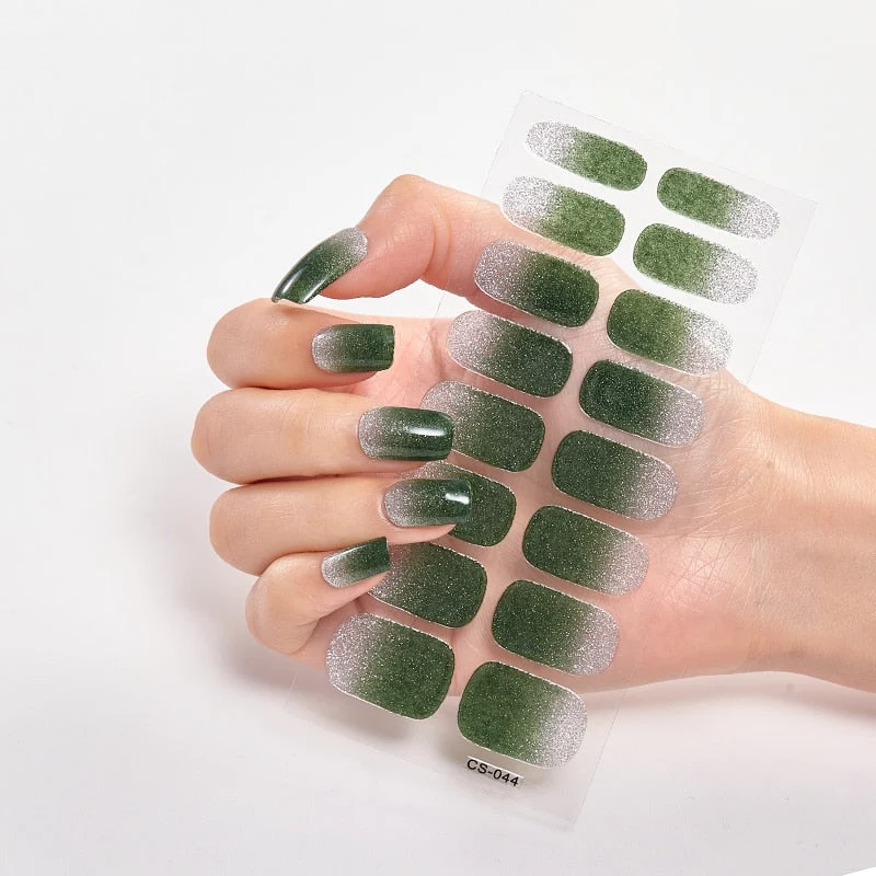 Nail Patchs : Set de vernis autocollants 1 ACHETÉ = 1 OFFERT