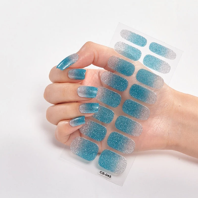 Nail Patchs : Set de vernis autocollants 1 ACHETÉ = 1 OFFERT