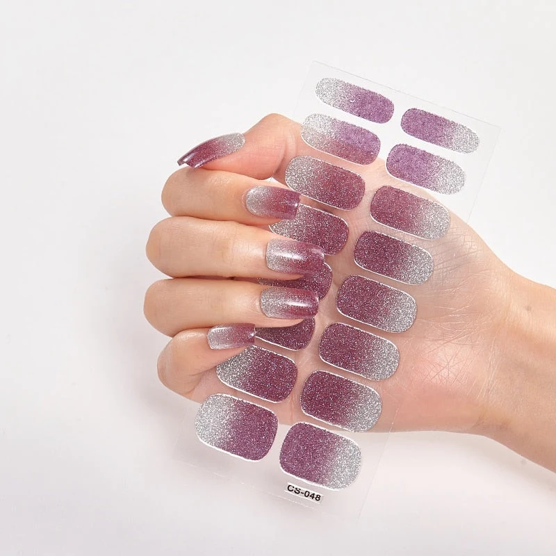 Nail Patchs : Set de vernis autocollants 1 ACHETÉ = 1 OFFERT
