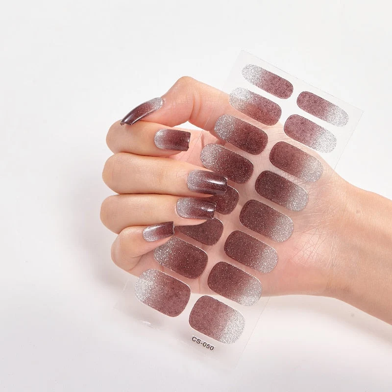 Nail Patchs : Set de vernis autocollants 1 ACHETÉ = 1 OFFERT