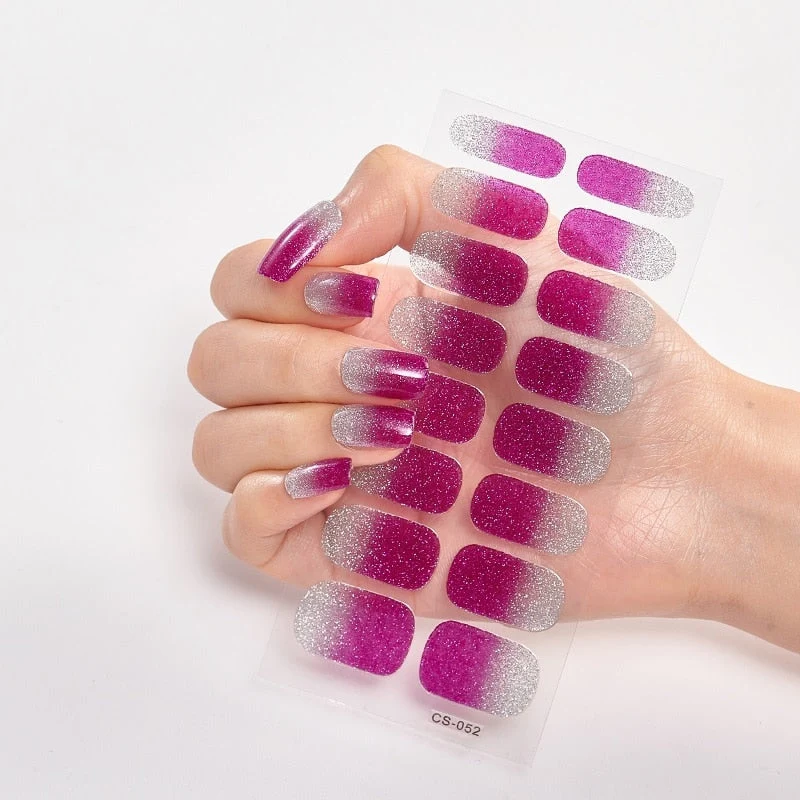 Nail Patchs : Set de vernis autocollants 1 ACHETÉ = 1 OFFERT