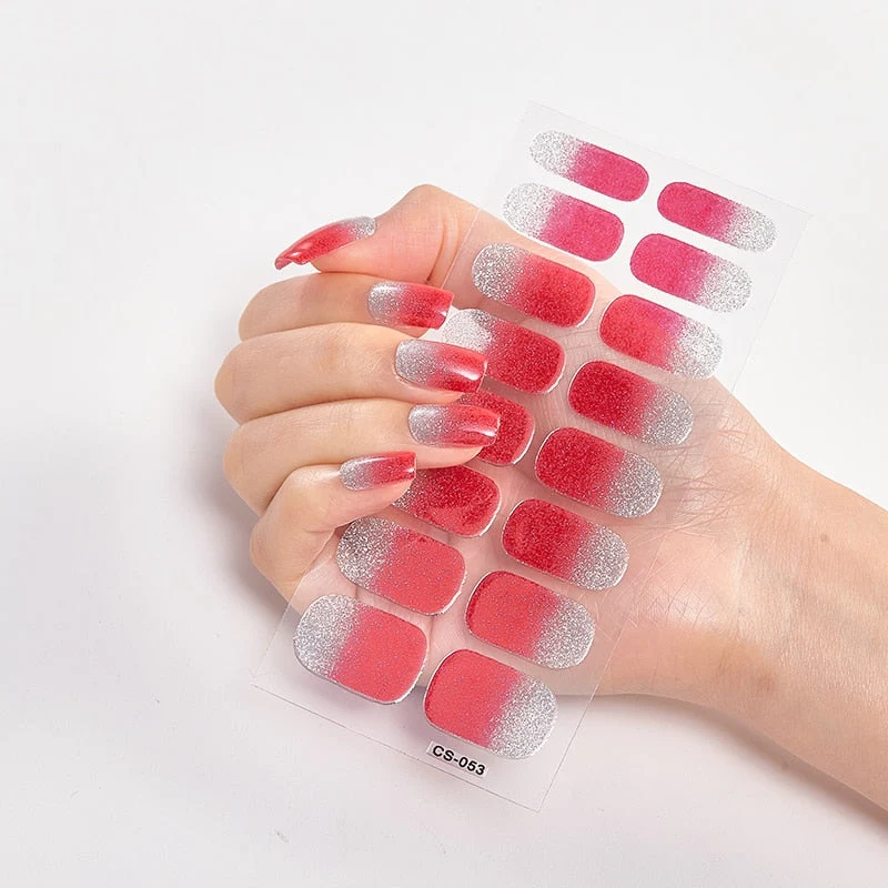 Nail Patchs : Set de vernis autocollants 1 ACHETÉ = 1 OFFERT