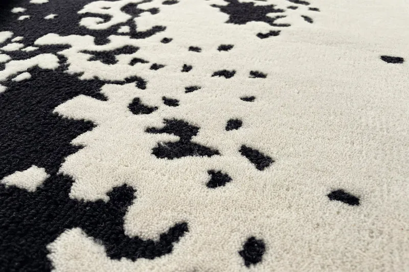 Tapis Akita écru ardoise