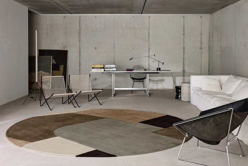 Tapis Blueprint brun havane