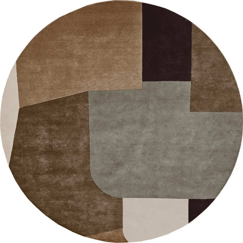 Tapis Blueprint brun havane