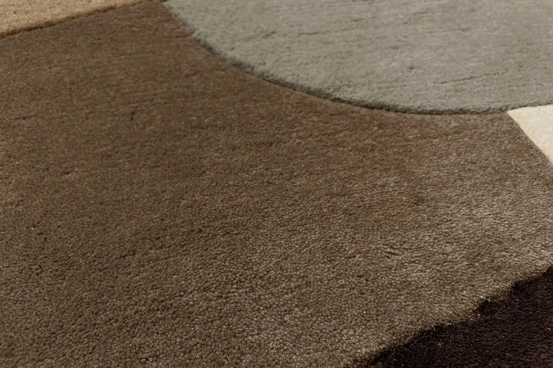 Tapis Blueprint brun havane