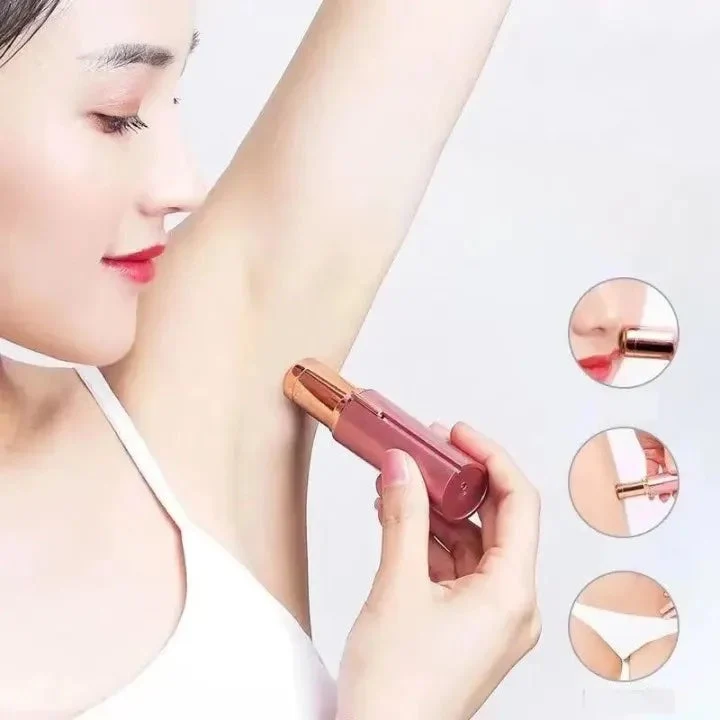 Épilateur facial indolore avec lumière LED