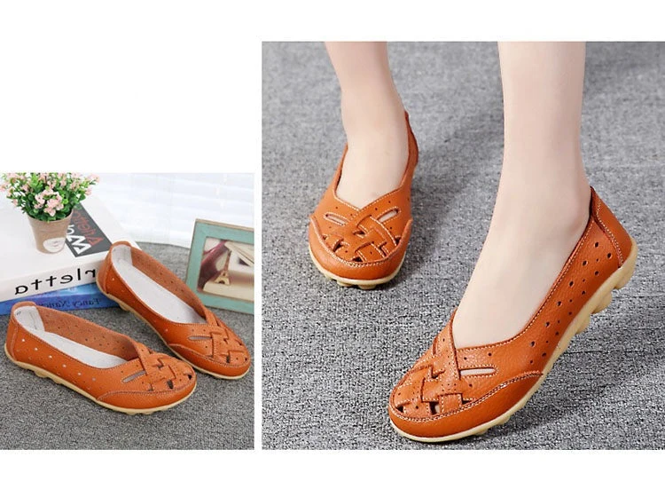 Ballerines en cuir confortables mi-saison - Collection 2023