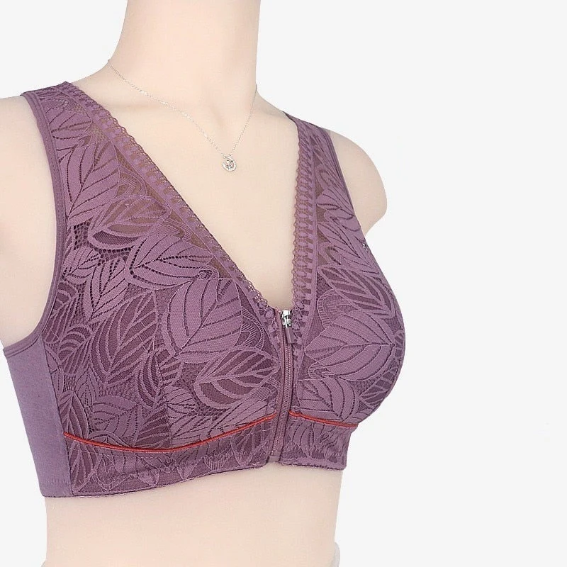 Soutien-gorge en dentelle avec fermeture à l'avant - 1 ACHETÉ = 1 OFFERT