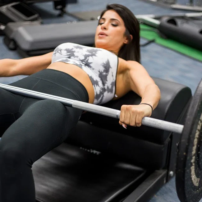 XM commercial Pro Hip Thrust Glute Bench