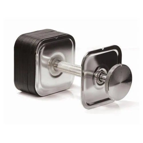 IRONMASTER Système DUMBBELL ajustable à verrouillage rapide, set de 75 livres